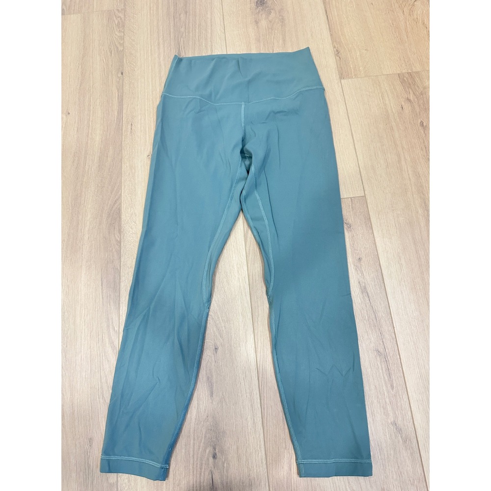 Lululemon Align High Rise Leggings Nulu 25 Sage Green Teal Yoga Pants